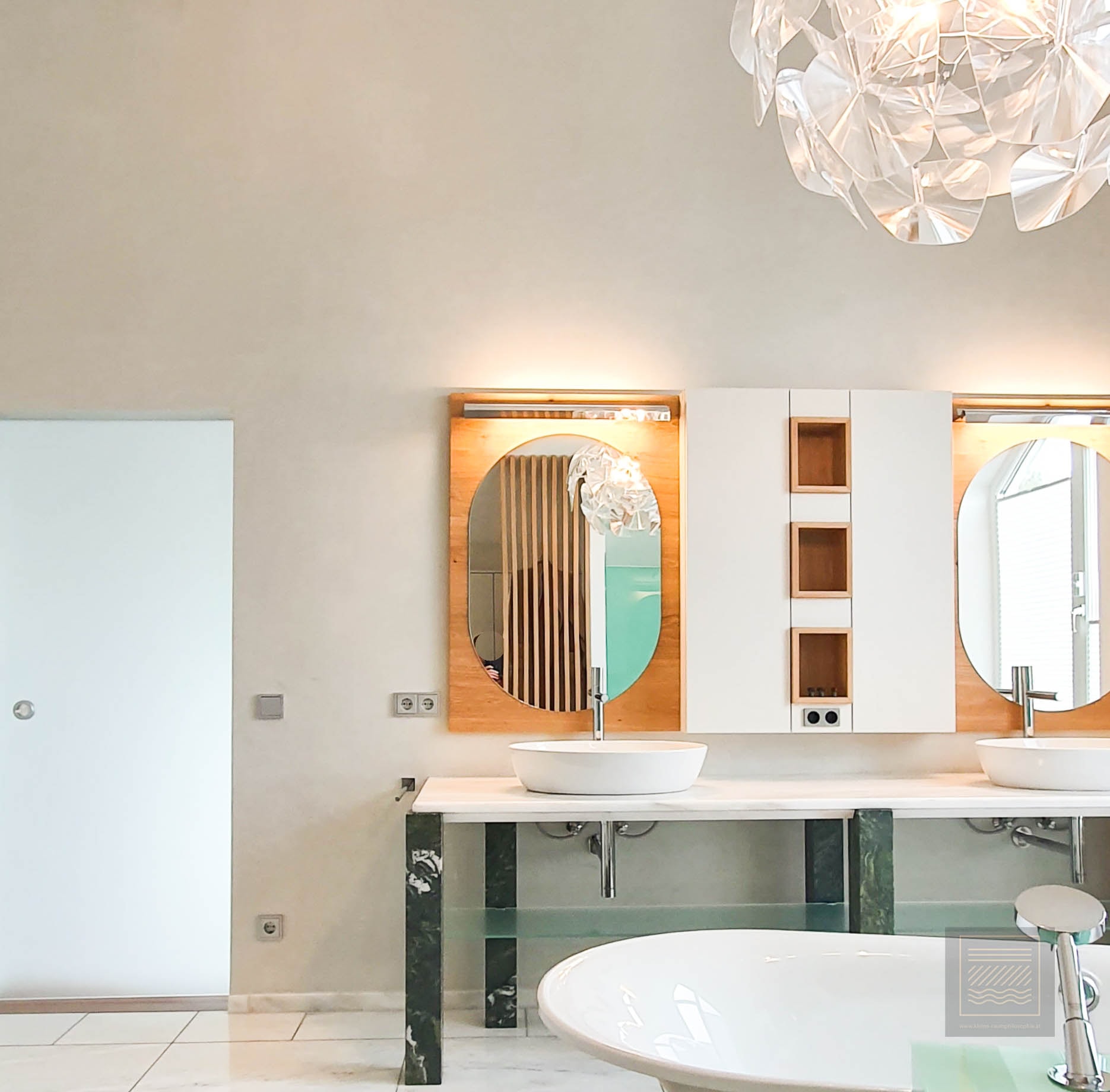 Kalkputz im Badezimmer