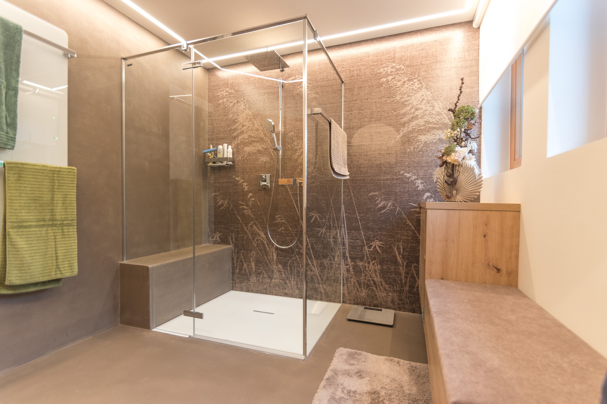 Fugenloses Bad - einfache Reinigung